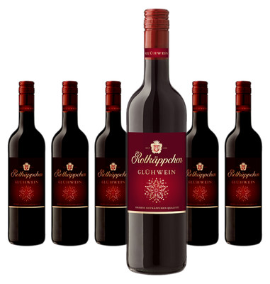 6 x Rotkäppchen Glühwein Rot