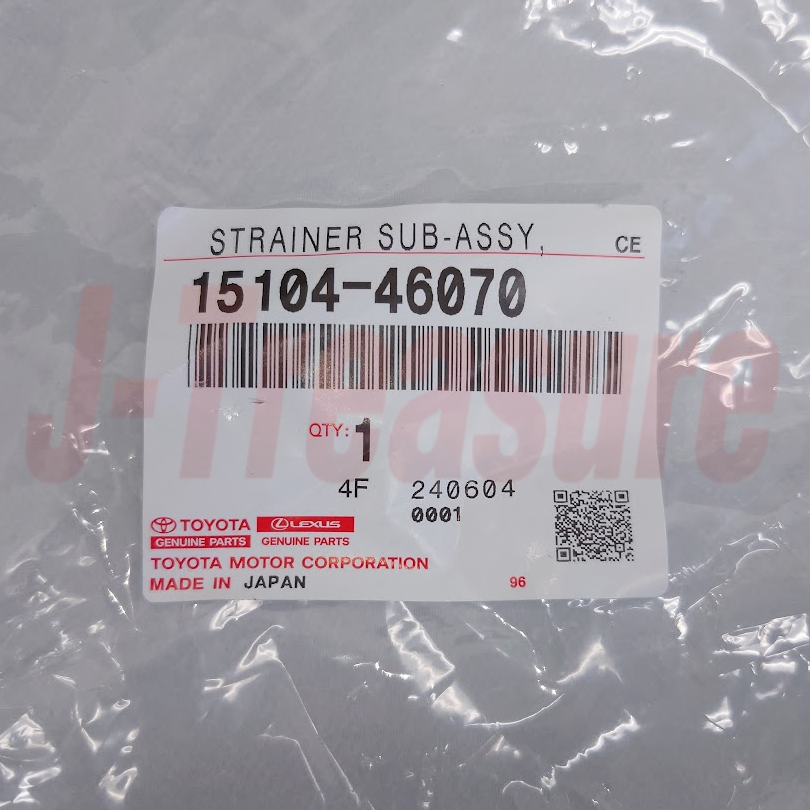 LEXUS GS300 JZS160 1998-2005 Genuine Oil Strainer Sub-Assy 15104