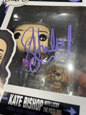 HAILEE STEINFELD SIGNED KATE BISHOP FUNKO POP 1212 HAWKEYE BAS
