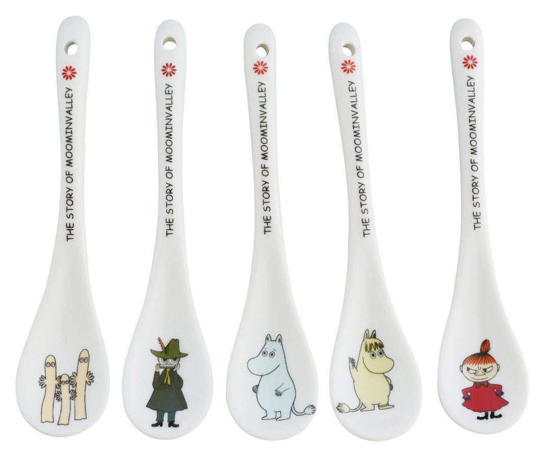 NANJAMAN/YAMETOKI 美品 Yamaka Moomin 5 Ceramic Spoon Set MM280-126 New Japan | eBay
