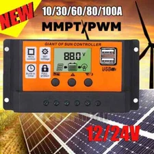 100A PWM Solar Charge Controller For Lifepo4 Lithium Lead Acid Gel PV Regulator