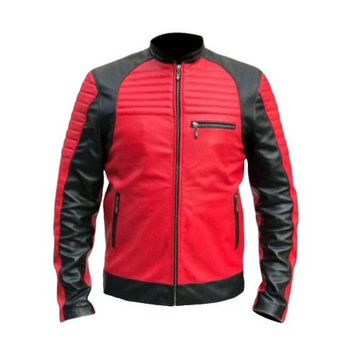 CoSTUME NATIONAL Homme Men's Leather Jacket Brown Red Size 52 | eBay