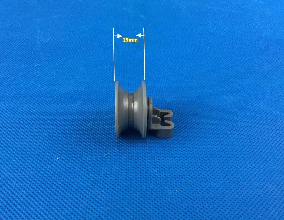 4PCS LG Dishwasher Spare Parts Upper Basket Wheels Replacement Set GREY