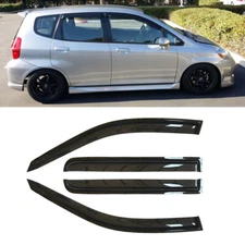 4pcs Sun Rain Deflector Guard Window Visor for 2007-2008 Honda Fit