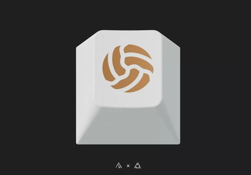 Bouchon de clé en métal Salvun GMK Striker 2 Artisan (soccer ball) NEUF