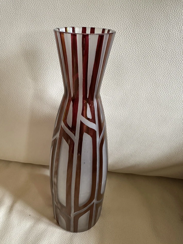 Vase Glas Rubinrot Lötz?  - Bild 4 von 4