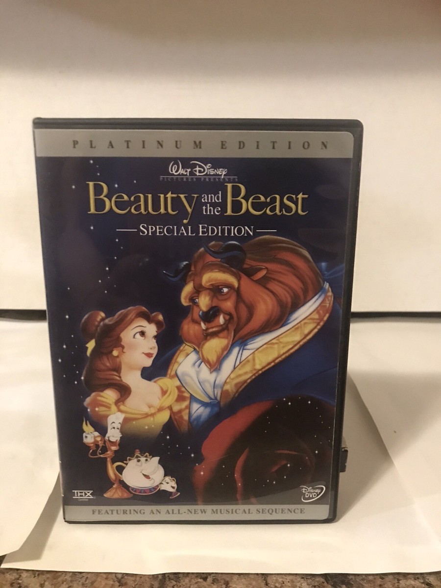 Disney DVD Collection The Little Mermaid,Beauty & the Beast, The