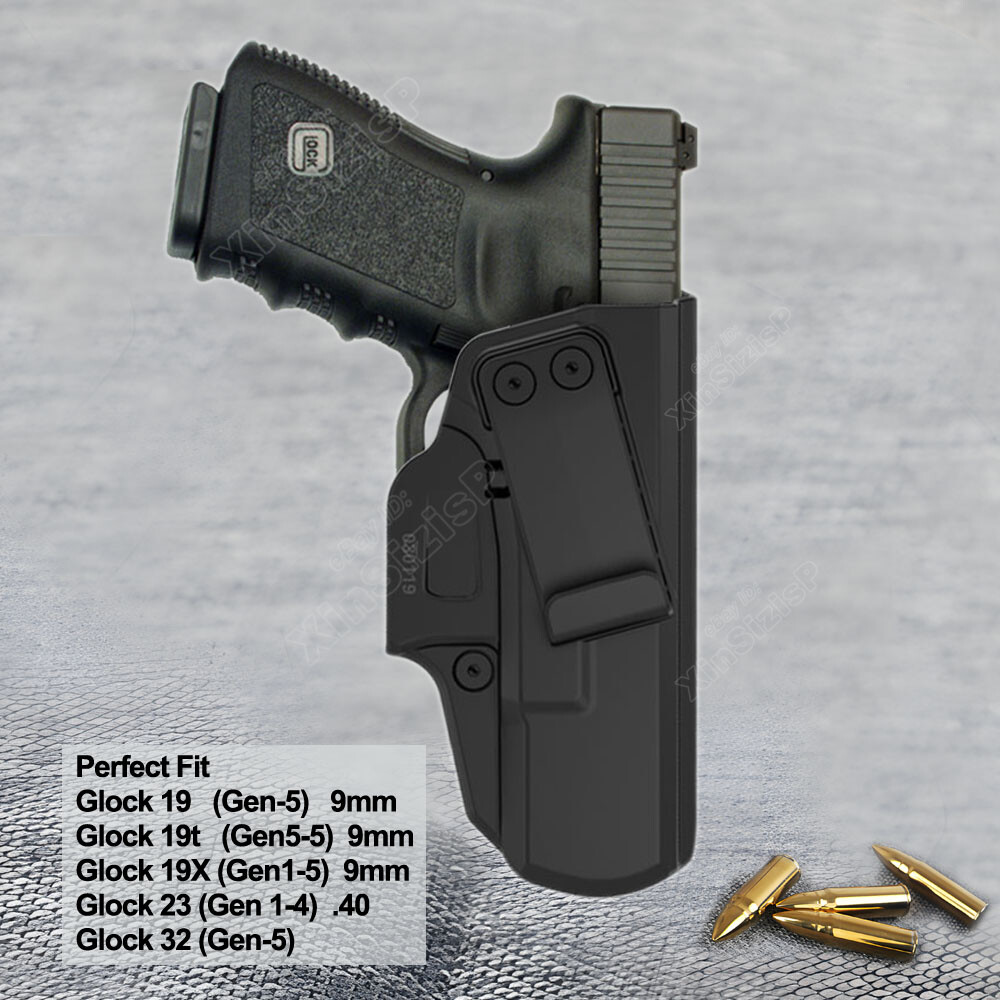G19 IWB Holster For Glock 19 19X 19T 23 32 Gen 3 4 5 Concealed Carry Gun Holster