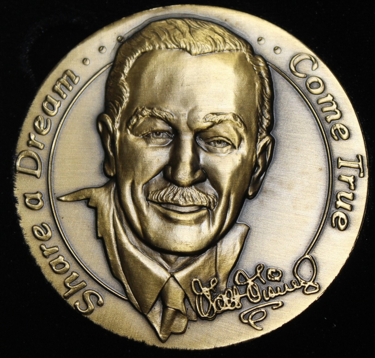 ピン札　ウォルトディズニー100周年記念ドル 1、5、10ドルアナハイムDL Disney World Share a Dream Come True Walt Medallion 100