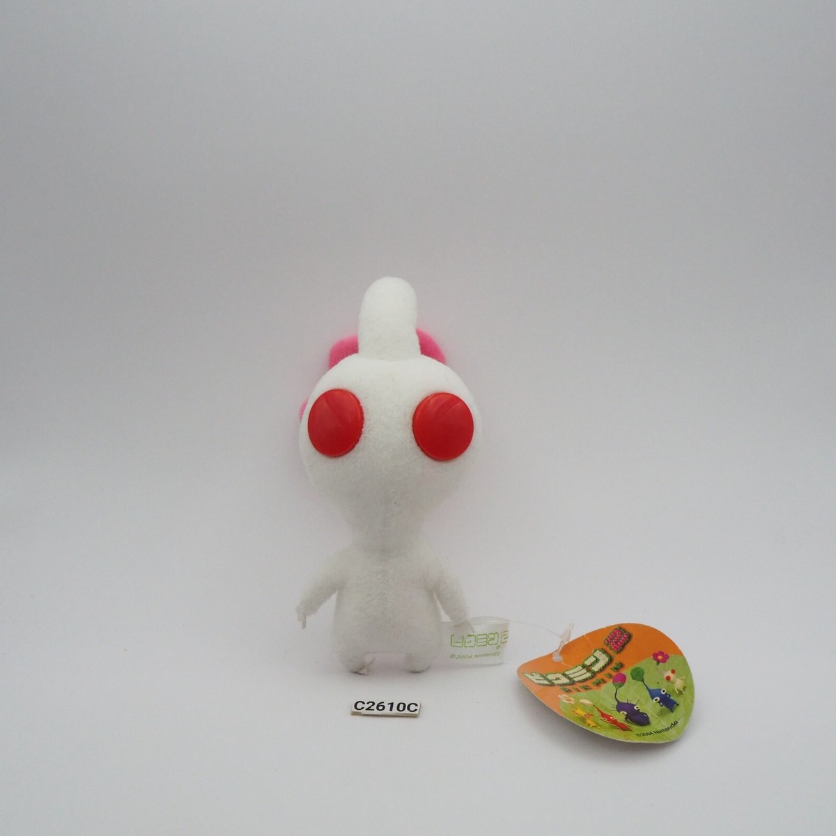 ピクミン 白　2004年　ニンテンドー　ぬいぐるみ　マスコット　レトロ　オッチン Pikmin White C2610C Flower Sanei 2004 Plush 6