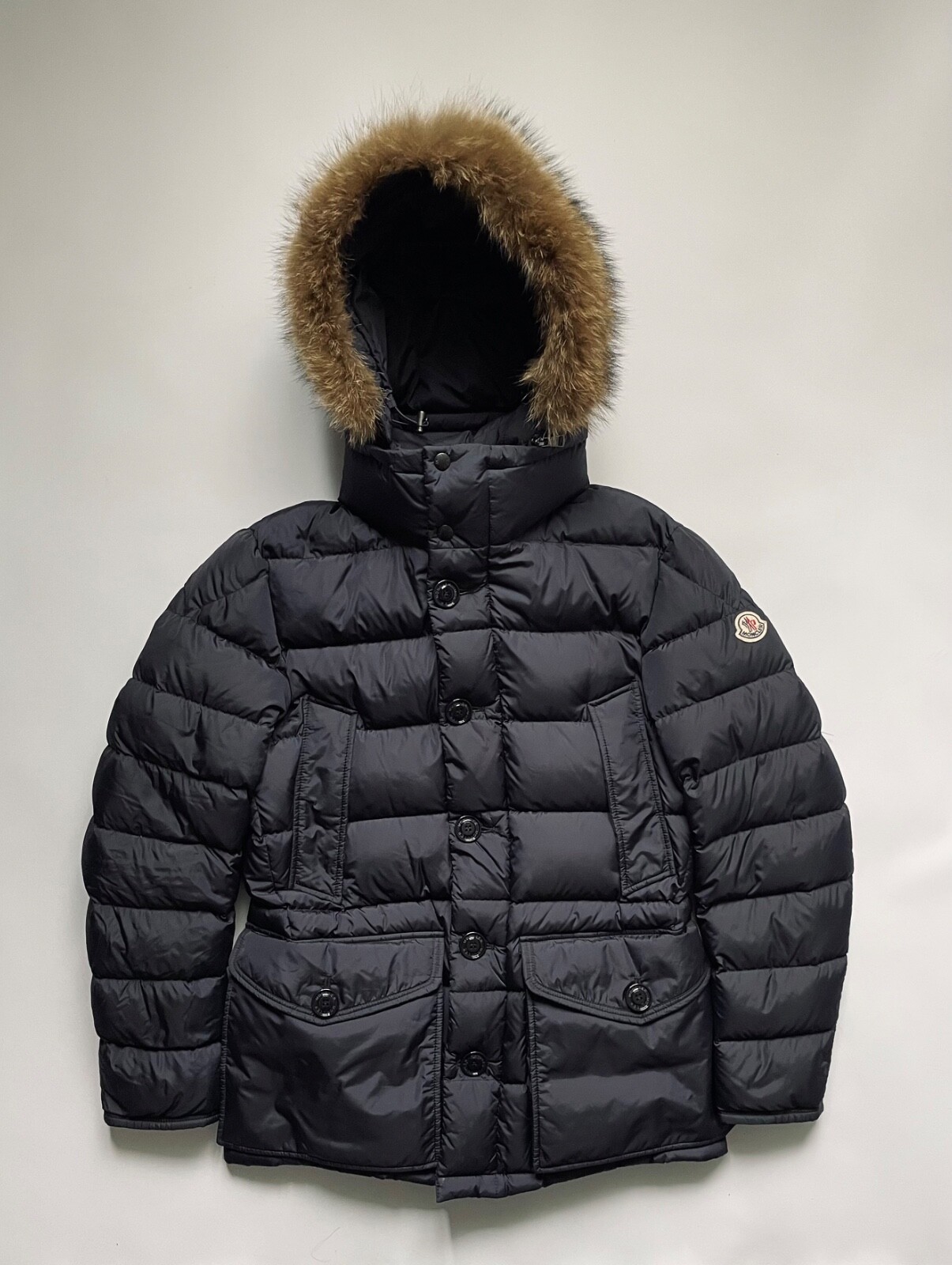 Moncler Cluny Down Jacket Size 1 in Black