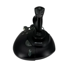 Microsoft Sidewinder Precision Pro Flight Stick Joystick– PC Game Port Connector