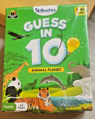 Skillmatics Card Game Guess in 10 Animal Planet, Perfect for Boys, Girls, Kids
