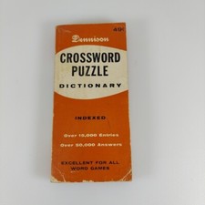 Dennison Crossword Puzzle Dictionary 1957 Vest Pocket Compact Size Indexed PB