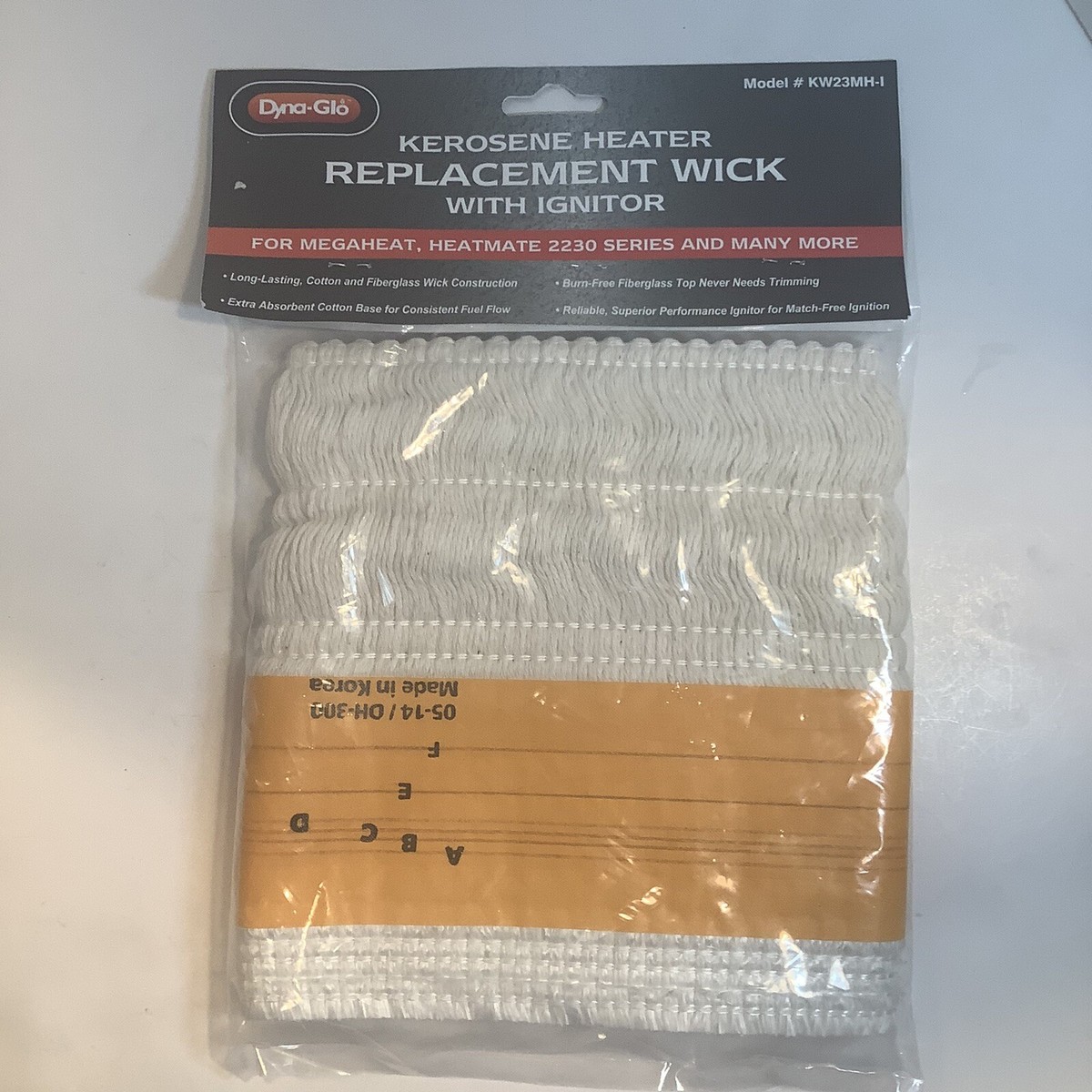 DYNA-GLO Kerosene Replacement Wick with Ignitor KW23MH-I 872076024774 | eBay