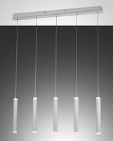 Fabas Luce Led Pendelleuchte Prado 2000X80Mm 33W Warmweiß Weiß Dimmbar
