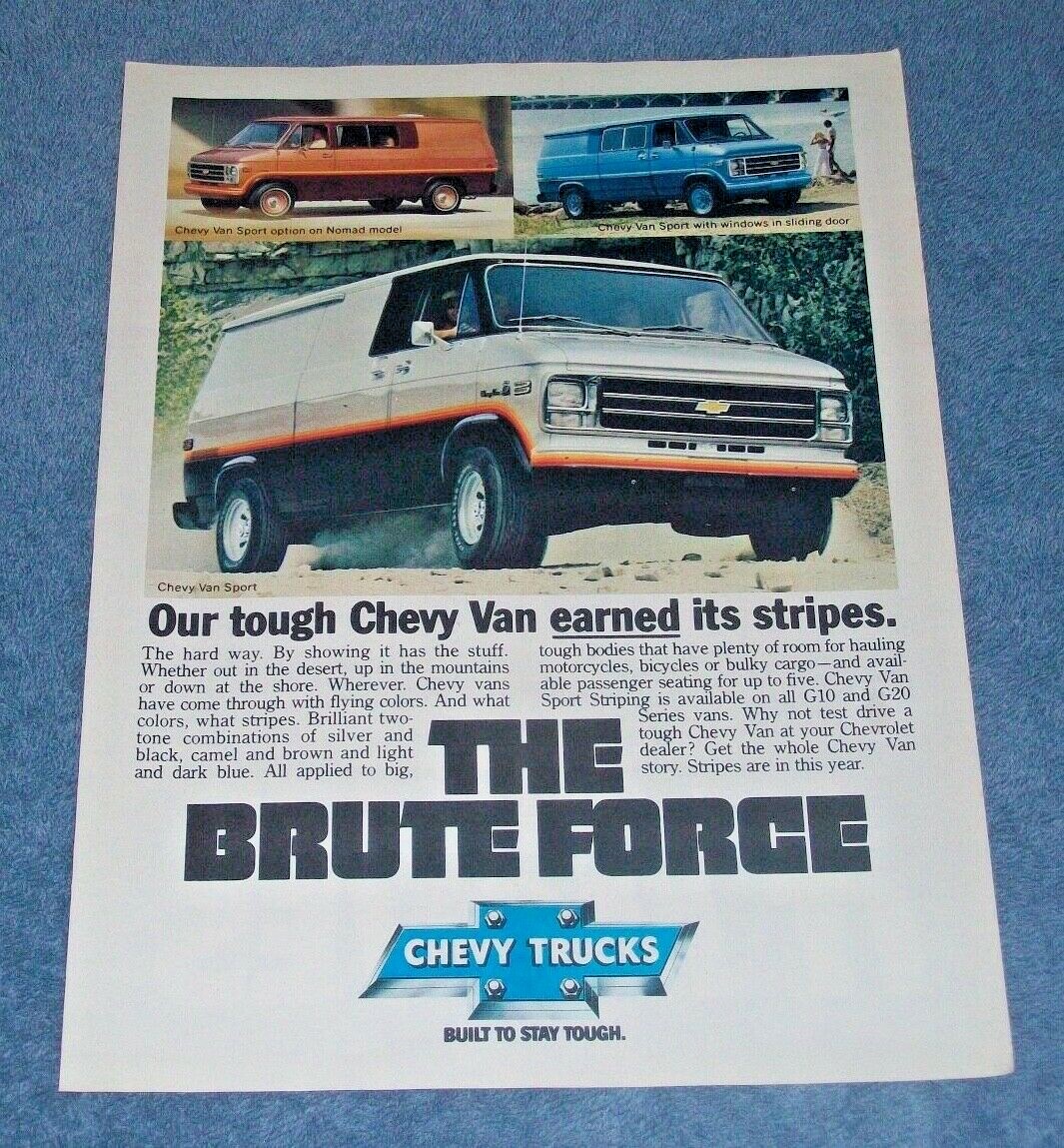 Chevy Van G20 アートプリント B1サイズ Templates - Cars - Chevrolet - Chevrolet G20 Chevy Van