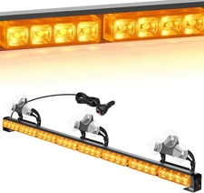 Nilight LED Strobe 32LED Light Bar Amber Safety Warning Beacon Lights Lamp Truck