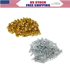 100 PCS For Peterbilt 379 Hucks & Collars - 3/16" Medium Flange Collars