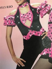Dance Costume Jazz Tap skate latin cha cha jumpsuit rio
