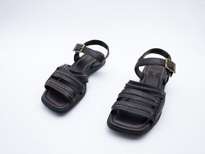 ecco Damen Sandale Sommerschuh Halbschuh schwarz Gr. 37,5 EU Art. 30906-50