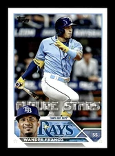 Wander Franco 2023 Topps MLB Baseball #215 Future Stars Tampa Bay Rays
