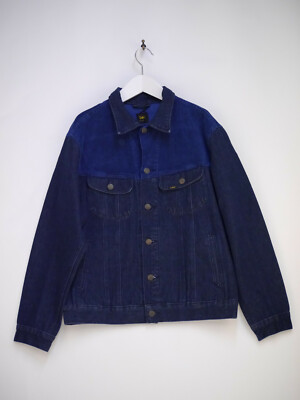 LEE Rider Jacket Regular Fit Trucker Jeansjacke Jacke Blau Herren Gr. M