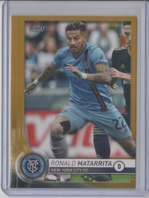2020 Topps MLS Gold #69 Ronald Matarrita 41/50 - Flat S/H