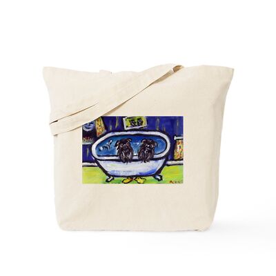 CafePress BRUSSELS GRIFFON Black Bath Tote Bag (20109585)