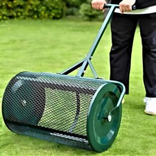 Garden Lawn Spreader Roller Compost Peat Loam Top-Dressing  Fertilizer Feader UK