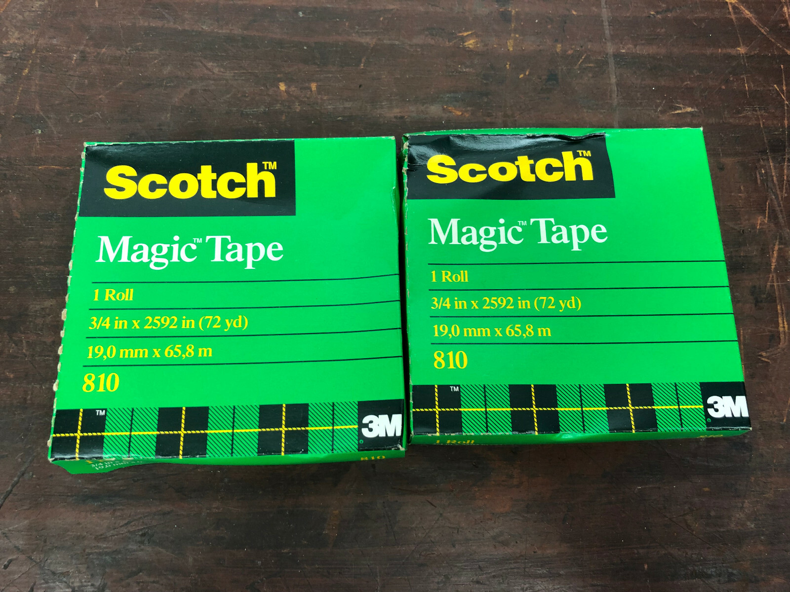 Crystal Clear Tape Ruban Transparent 3/4 in X 600 in 16.67 Yds 19 Mm X 15.24 M