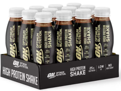 Optimum Nutrition High Protein Shake, Schokolade 12 x 330 ml