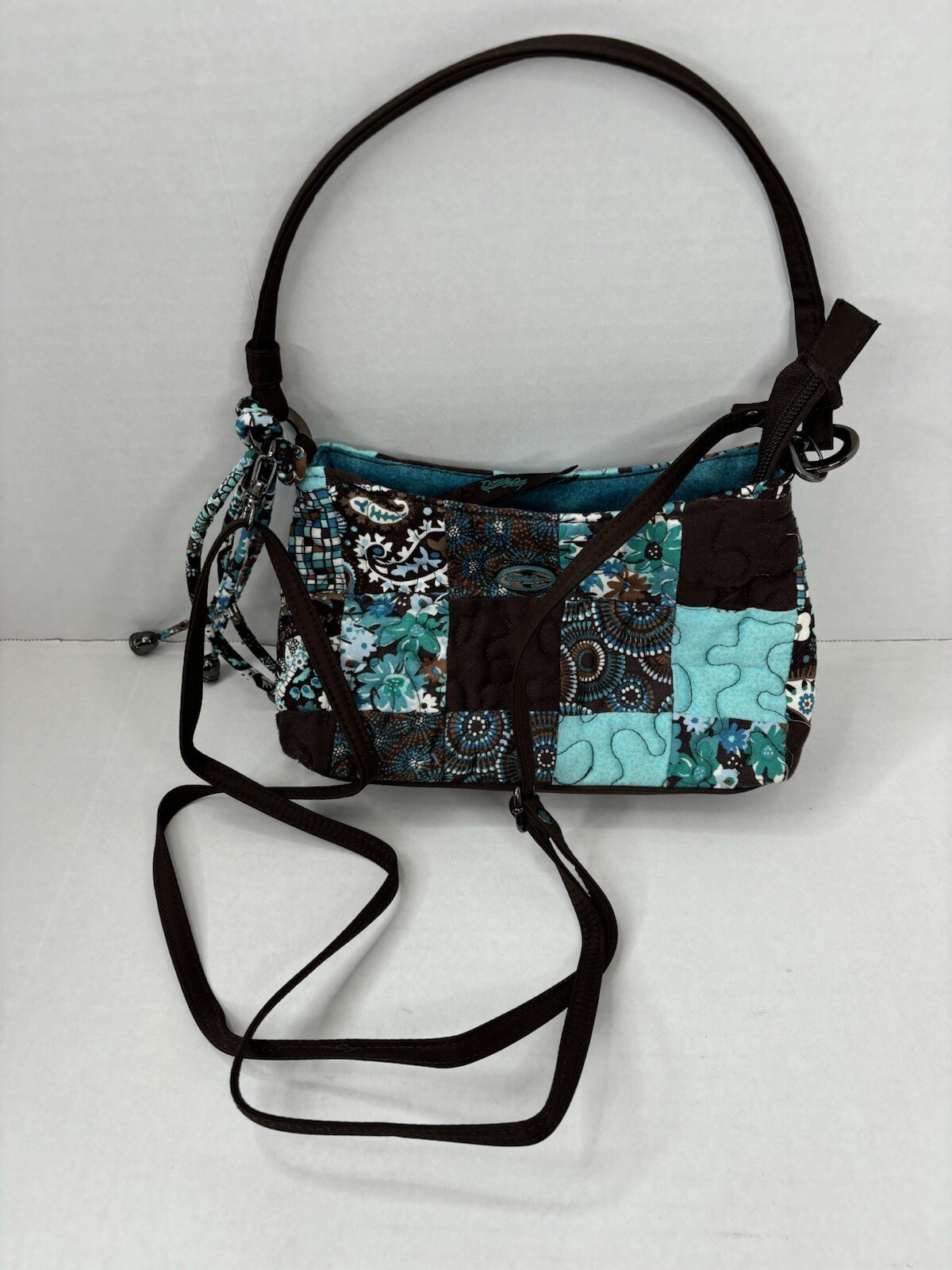 Donna Sharp Patchwork Crossbody Purse Multicolor … - image 7