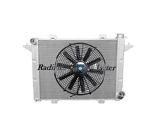 4Row Aluminum Radiator For 1989–1993 Dodge D250/D350 5.9L Diesel +16"Fan