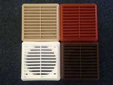 Fixed Louvre Grille - External Wall Grille, Hydroponics, Domestic Ventilation