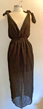 Mara Hoffman Swim Black gauze dress sz S