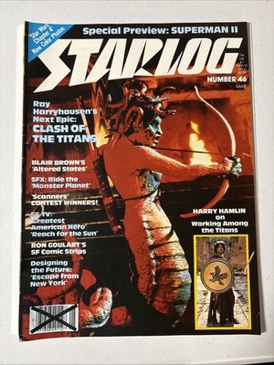 Starlog #46 (May 1981) Clash Of The Titans Cover ￼Magazine We Combine Shipping ￼
