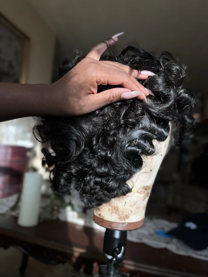 360 hd lace human hair wigs - Image 3 of 4