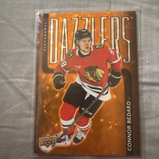 2025-26 Upper Deck Series 1 - Dazzlers Connor Bedard #DZ-20 Orange