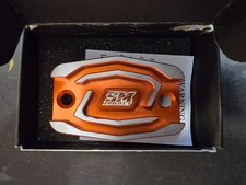 Braktec Finned Reservoir Cap Clutchbrake Master Cylinder - Orange Sm Project Braktec Finned Reservoir Cap Clutchbrake Master Cylinder - Orange Sm Project