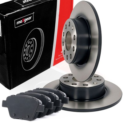 2x MAXGEAR Bremsscheiben 272mm + Beläge Hinten für A1 A3 ALTEA SKODA VW TOURAN