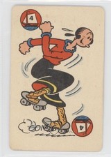 1978 Ed-U-Cards Popeye the Sailor Man Card Game Back Olive Oyl (Spinach) #4S 7kl