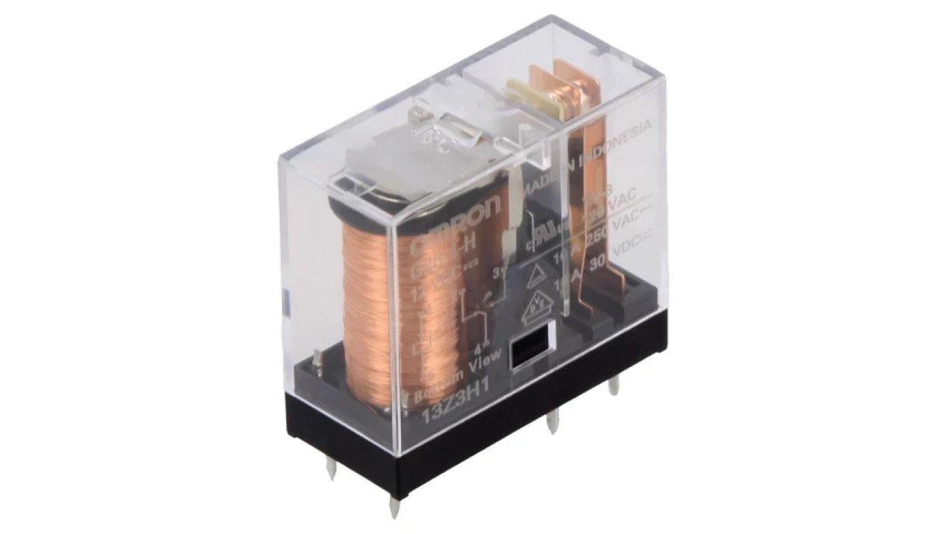G2R-1-H-DC12 Relay: Electromagnetic SPDT Coils: 12VDC 5A/250VAC /T2UK