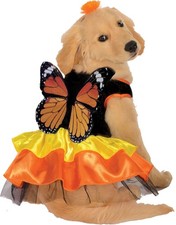 Monarch Butterfly Pet Costume for Dogs or Cats, Small