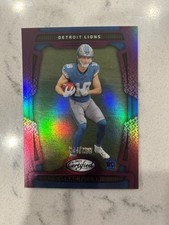 2025 Panini Certified Isaac Teslaa RC #162 Purple Mirror #/299 Rookie Card Lions