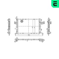 MotorküHler WasserküHler ERA 673067 FüR Opel Corsa X01 Tigra Twintop X04 Combo