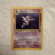 Pokemon - 1st Edition - Haunter - Fossil 6/62 - Holo Rare Card - MP