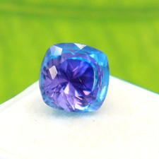 Cushion Cut Bi-Color Loose Gemstone Natural Pitambari Sapphire Certified 7.85 ct