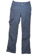 Columbia Womens Omni-Shield Cargo Pants 4 Black Slim Leg Hiking Outdoors Stretch