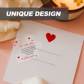 Romantic Puzzle-shaped Plaque Happy Valentine's Day Table Centerpiece